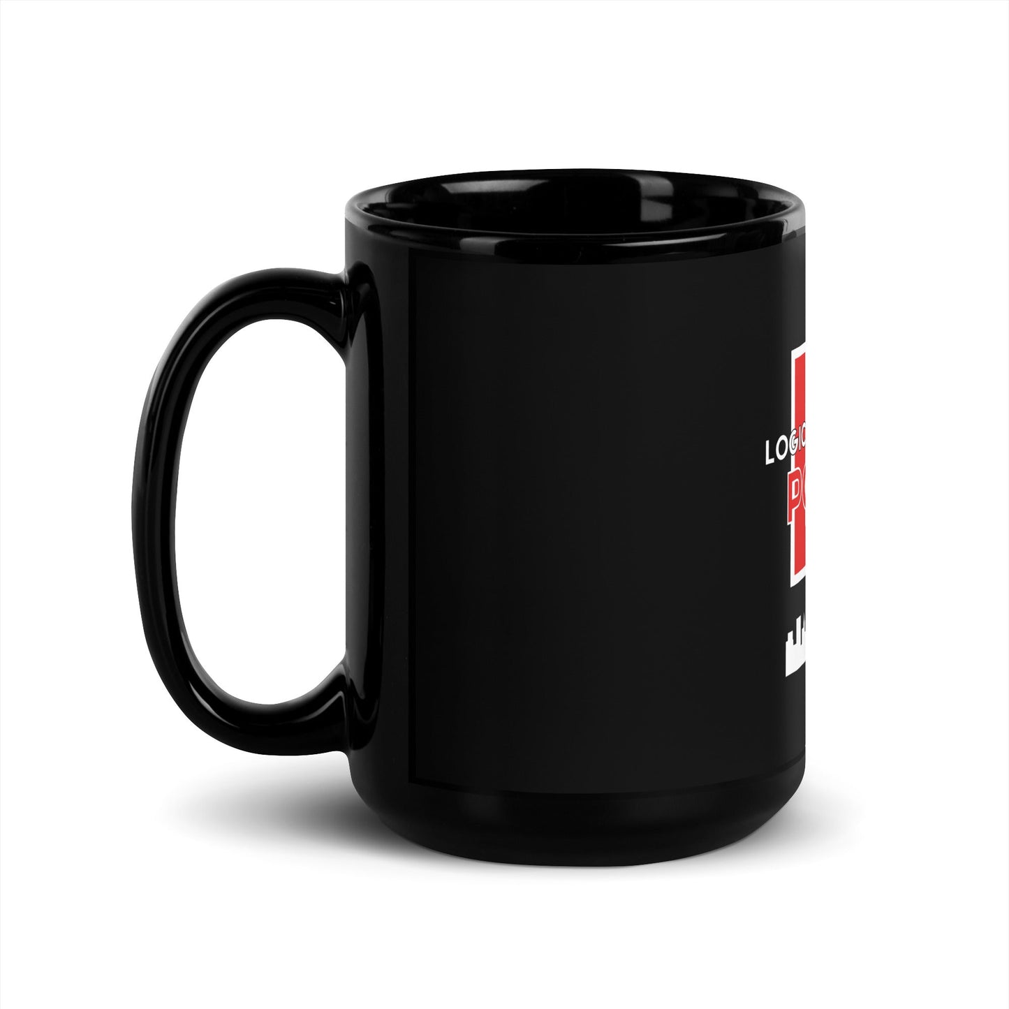 Logic and Reason Black Mug - 15 oz