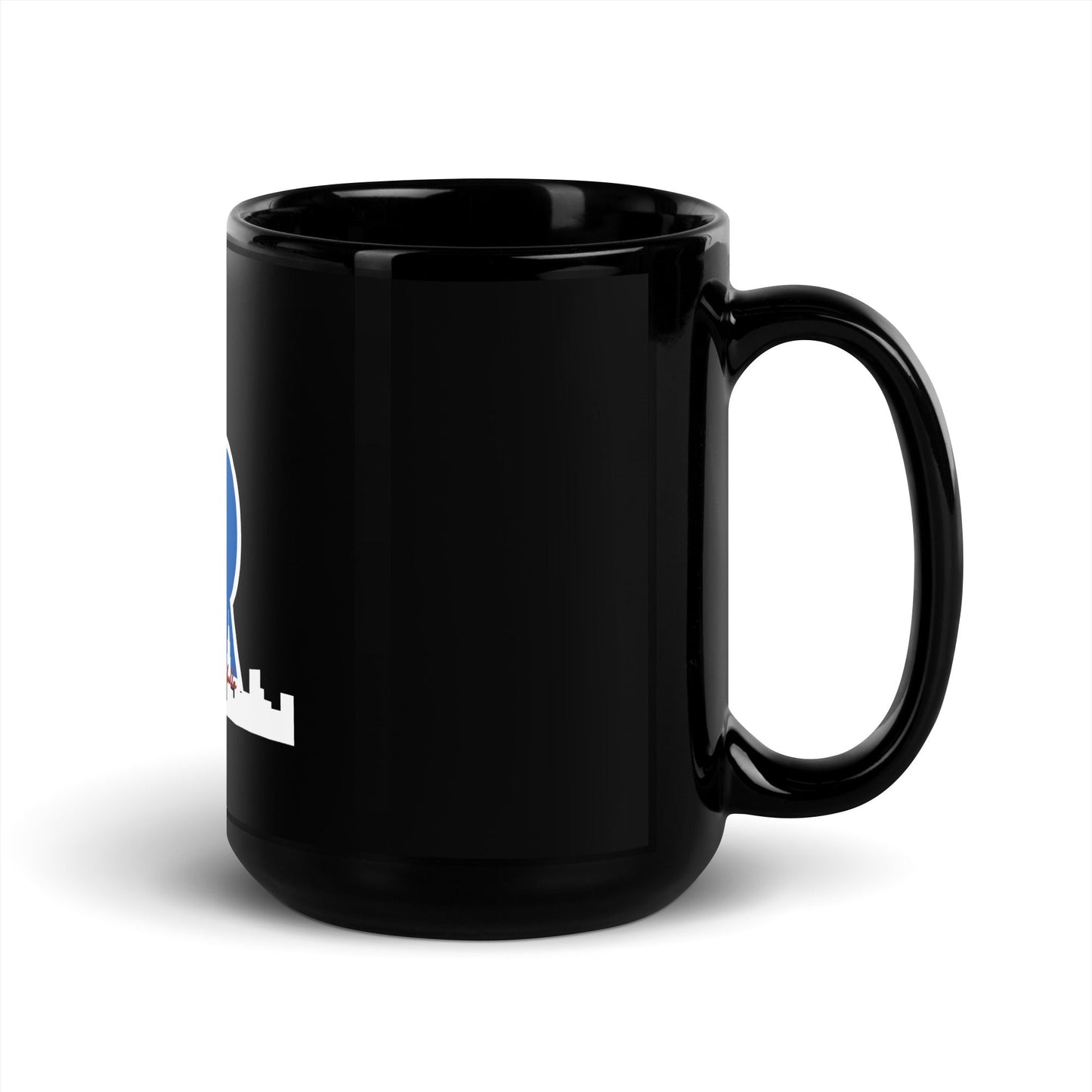 Logic and Reason Black Mug