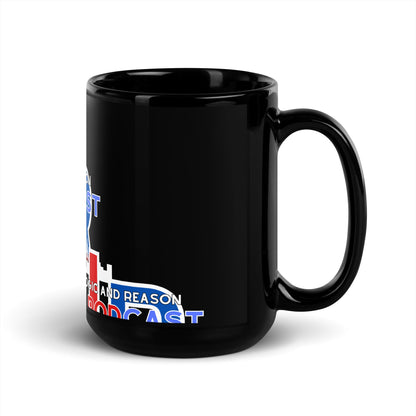 Logic and Reason Black Mug